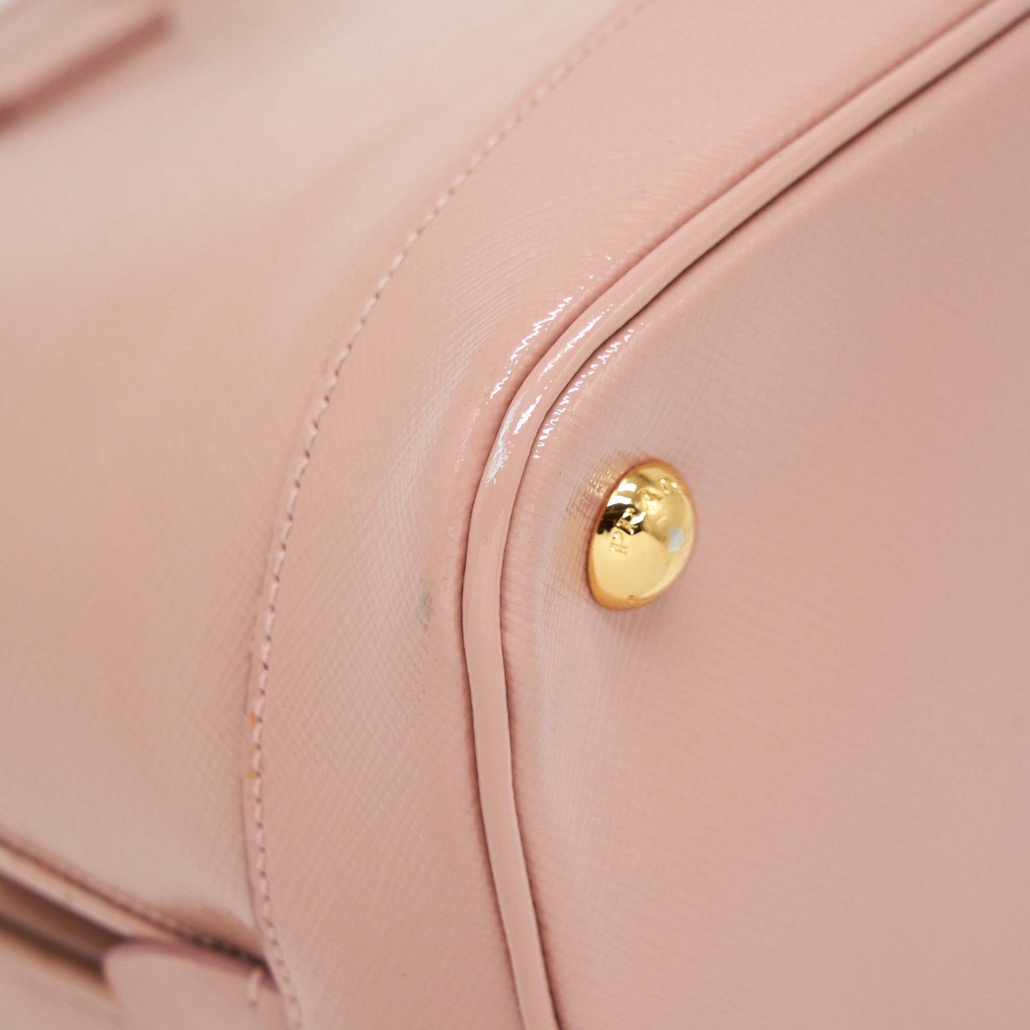 PRADA SAFFIANO TOTE BAG NUDE GHW