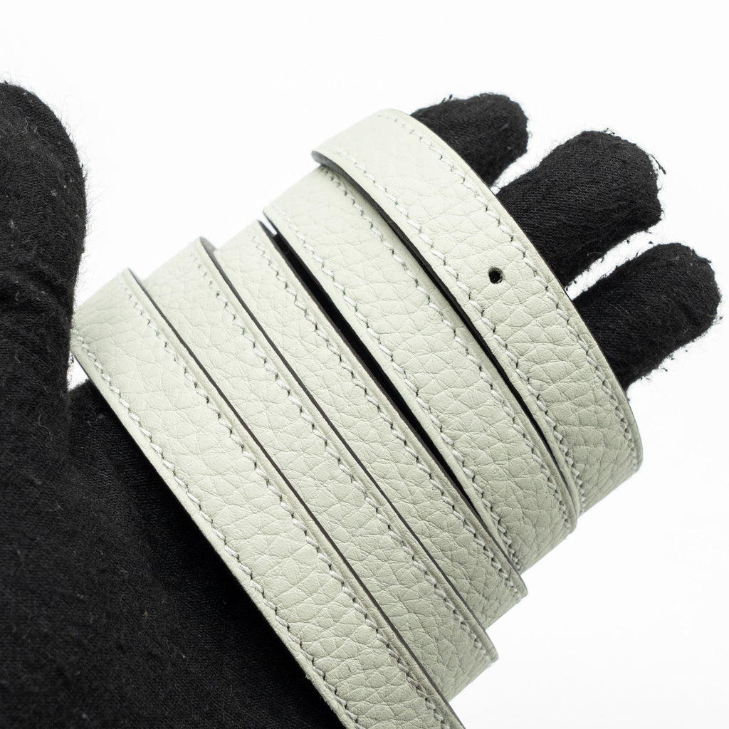 HERMES HALZAN 25 CLEMENCE GRIS NEVE / GRIS MEYER GHW