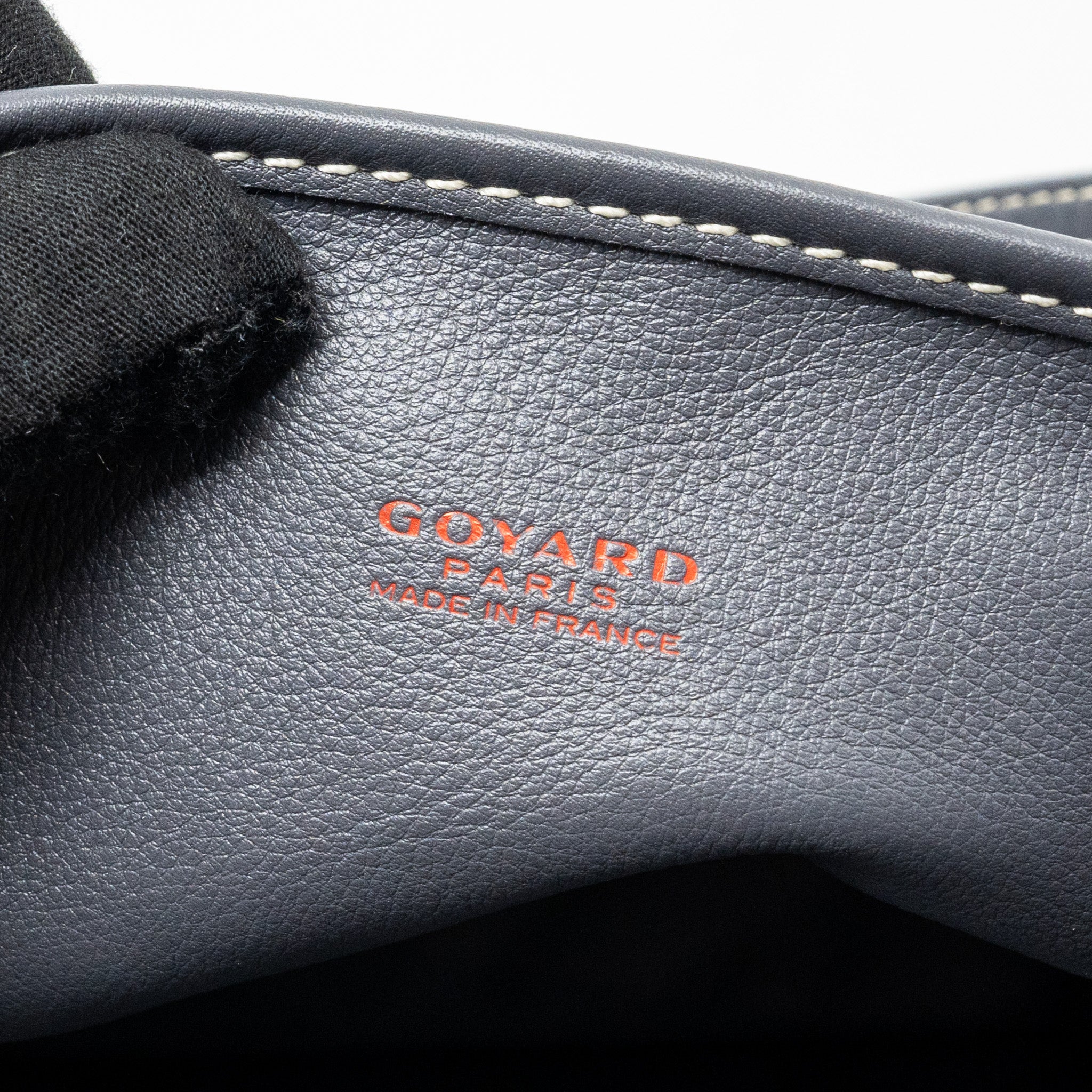 GOYARD MINI ANJOU TOTE BAG  GOYARDLINE CANVAS / LEATHER GREY SHW
