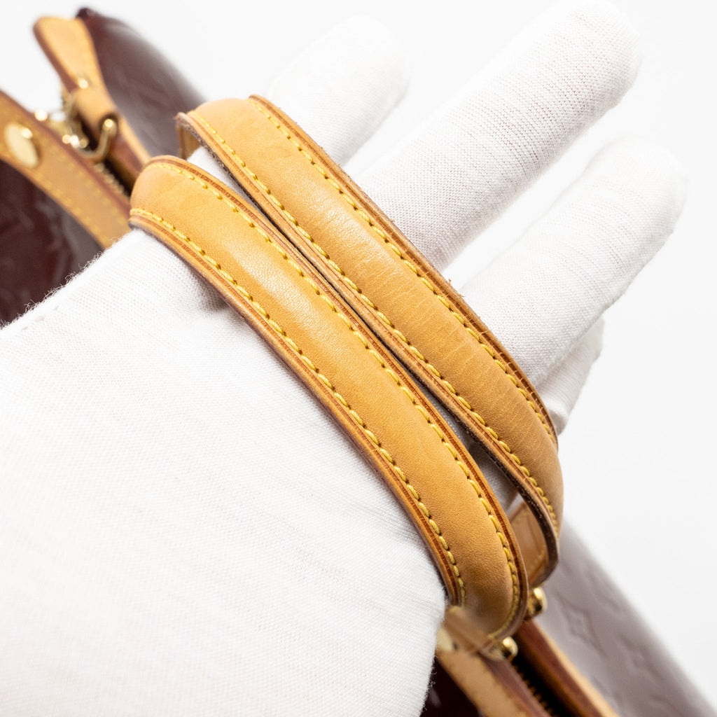 LOUIS VUITTON VERNIS BREA PATENT BURGUNDY AMARANTE GHW