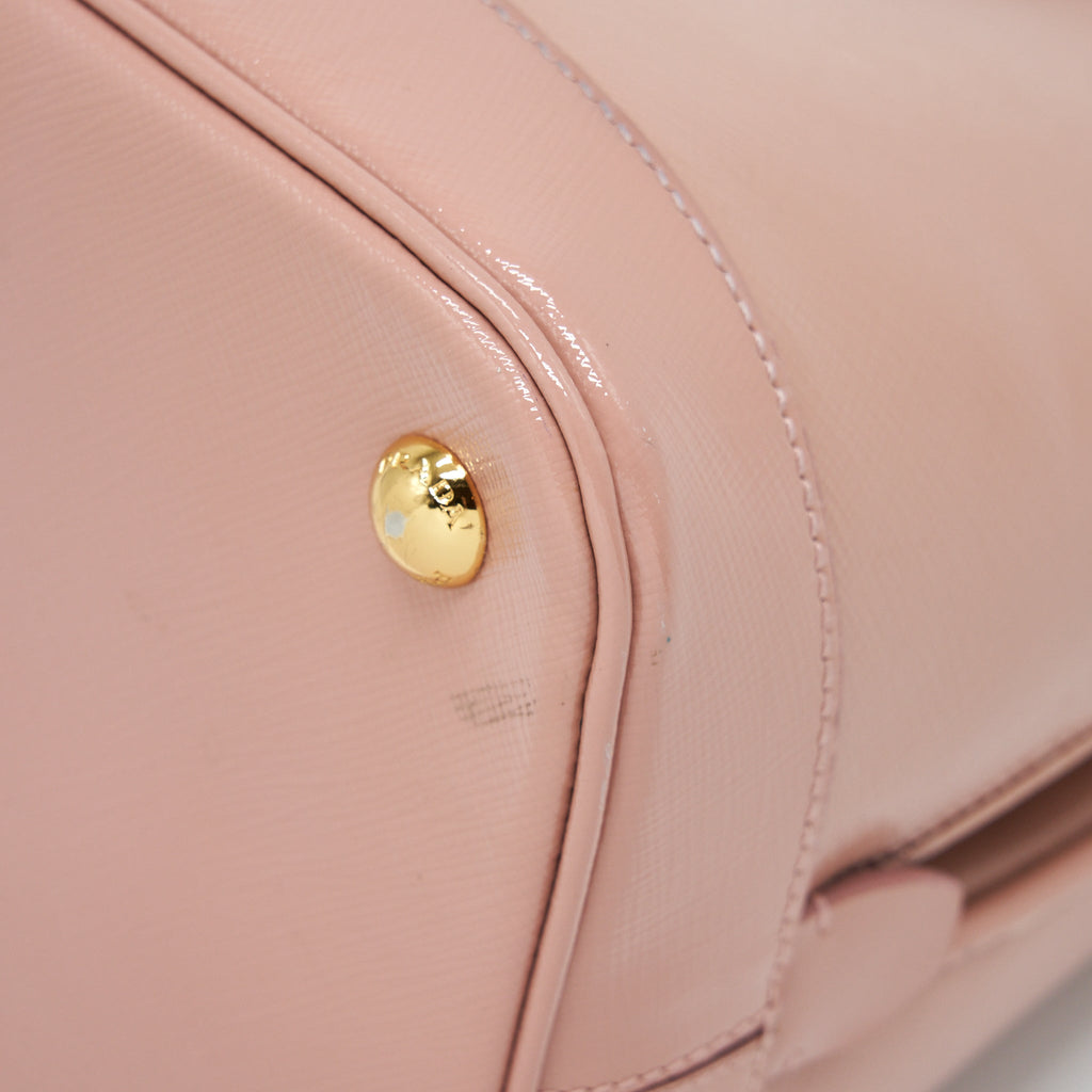 PRADA SAFFIANO TOTE BAG NUDE GHW