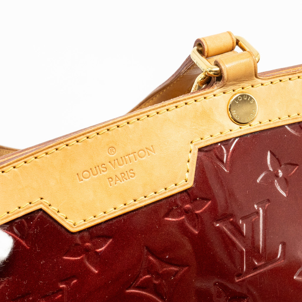 LOUIS VUITTON VERNIS BREA PATENT BURGUNDY AMARANTE GHW