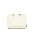 LOUIS VUITTON ALMA MM EPI LEATHER WHITE SHW