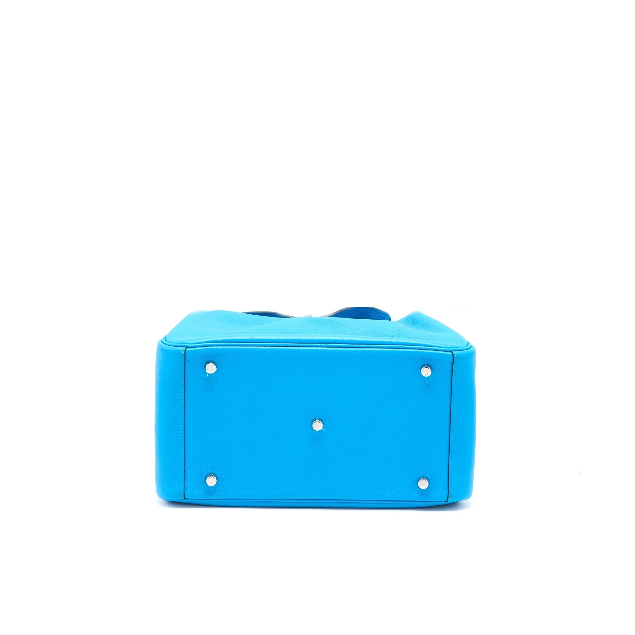 HERMES LINDY 30 EVERCOLOR B3 BLEU ZANZIBAR SHW