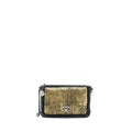CHANEL 12A EVENING BAG LAMBSKIN BLACK/GOLD SHW