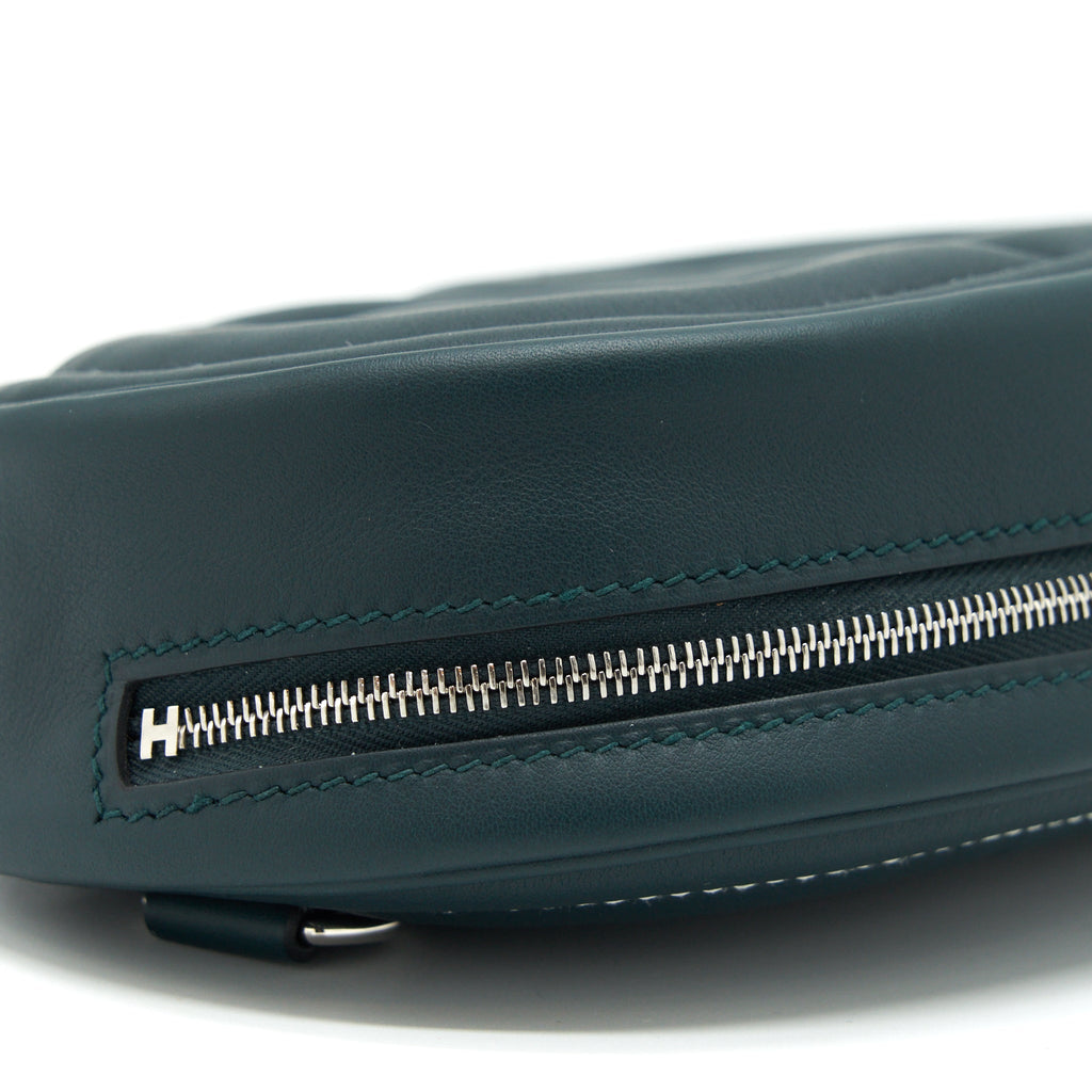 HERMES IN THE LOOP BELT BAG SWIFT 6O VERT CYPRES SHW