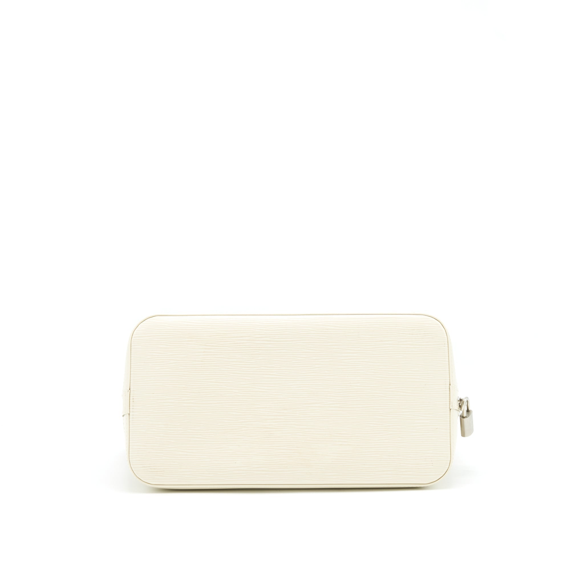 LOUIS VUITTON ALMA MM EPI LEATHER WHITE SHW