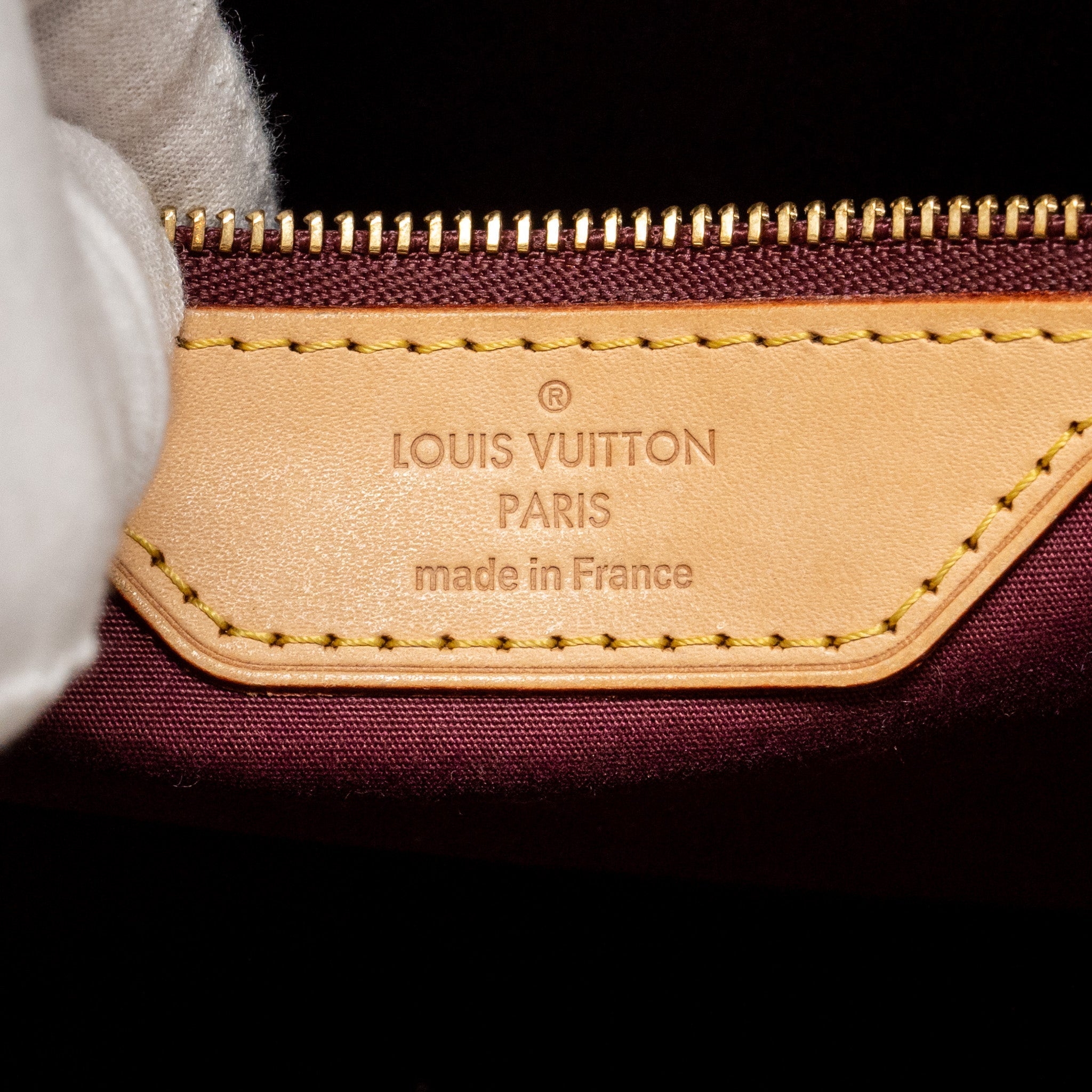 LOUIS VUITTON VERNIS BREA PATENT BURGUNDY AMARANTE GHW