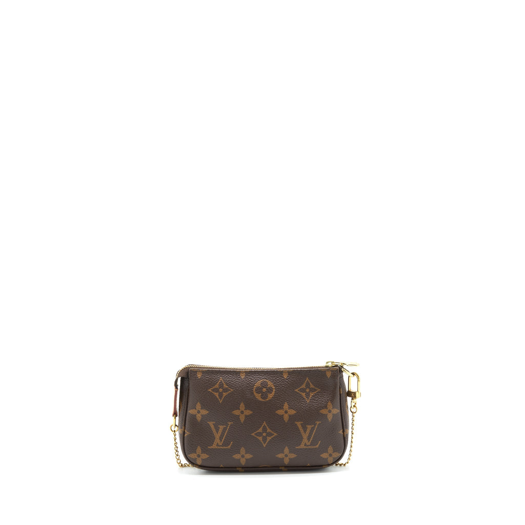 LOUIS VUITTON MINI POCHETTE MONOGRAM CANVAS GHW