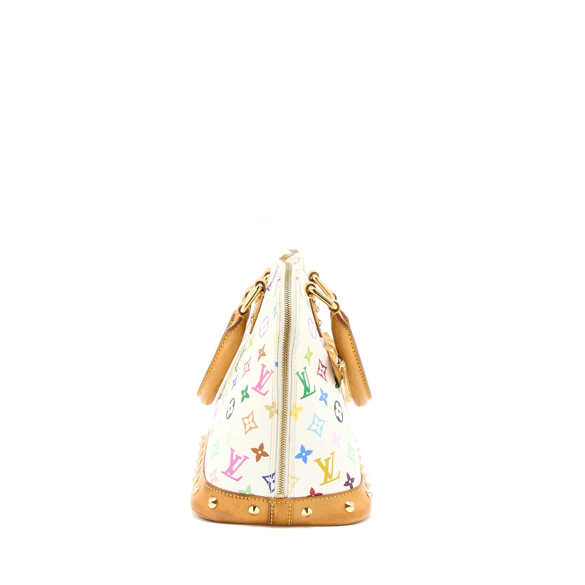 LOUIS VUITTON ALMA BAG MONOGRAM CANVAS WHITE/MULTICOLOURED GHW