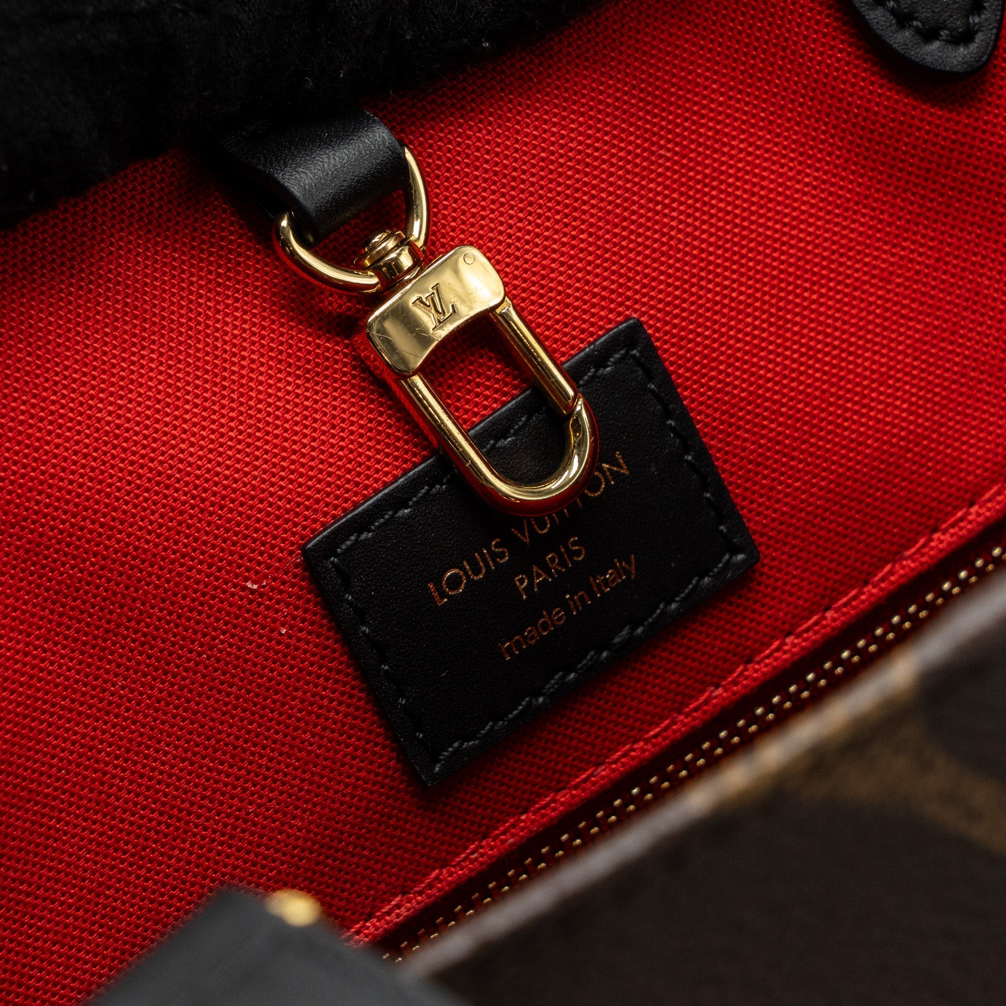 LOUIS VUITTON ONTHEGO MM MONOGRAM REVERSE CANVAS GHW