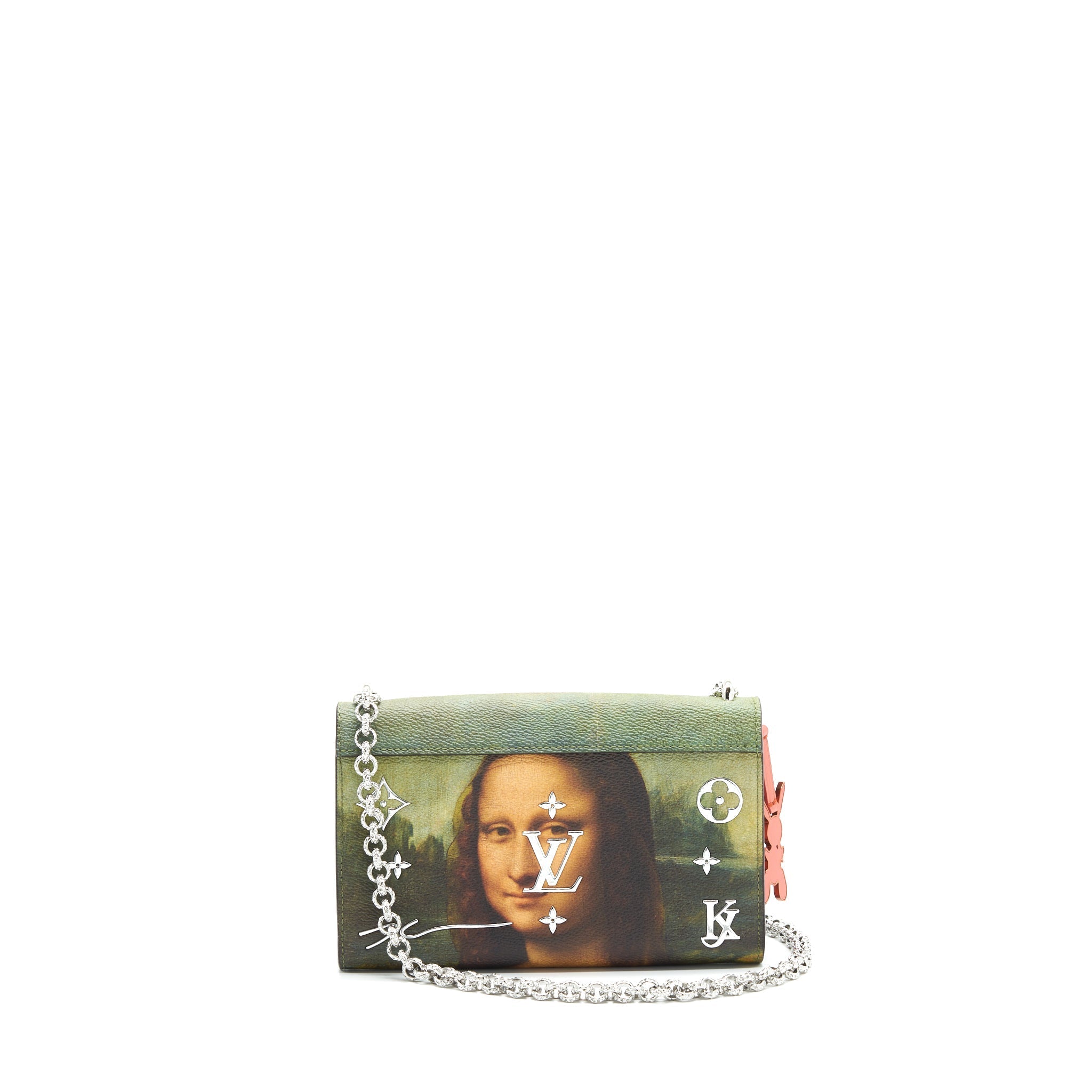 LOUIS VUITTON WALLET ON CHAIN JEFF KOONS DA VINCI LIMITED EDITION