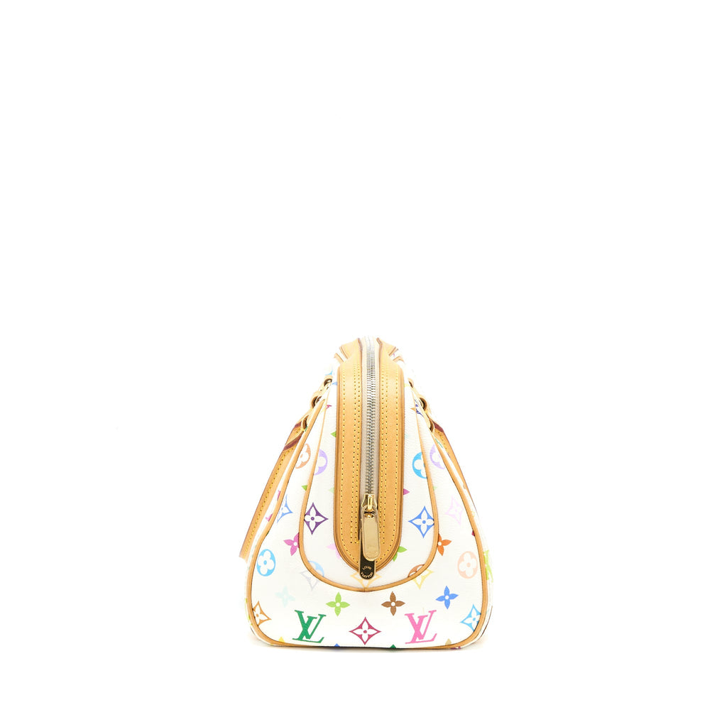 LOUIS VUITTON VINTAGE BOWLING BAG MONOGRAM CANVAS WHITE/MULTICOLOUR GHW