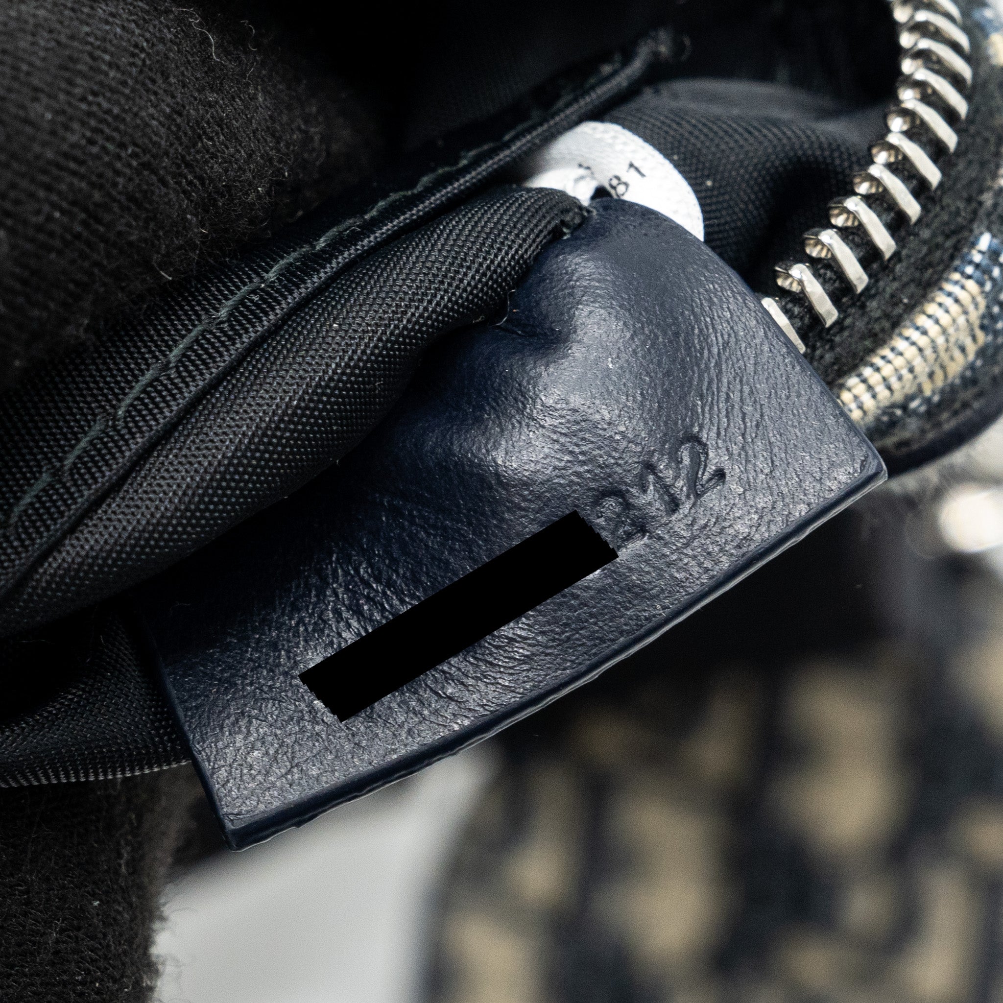 DIOR 3 IN 1 MINI ZIPPER POUCH WITH STRAP BLUE JACQUARD SHW