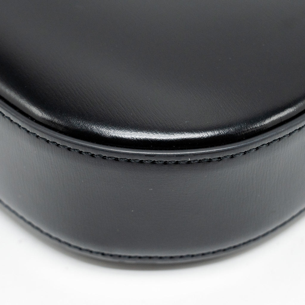 CELINE MEDIUM TILLY CHIC SHOULDER BAG SHINY CALFSKIN BLACK GHW