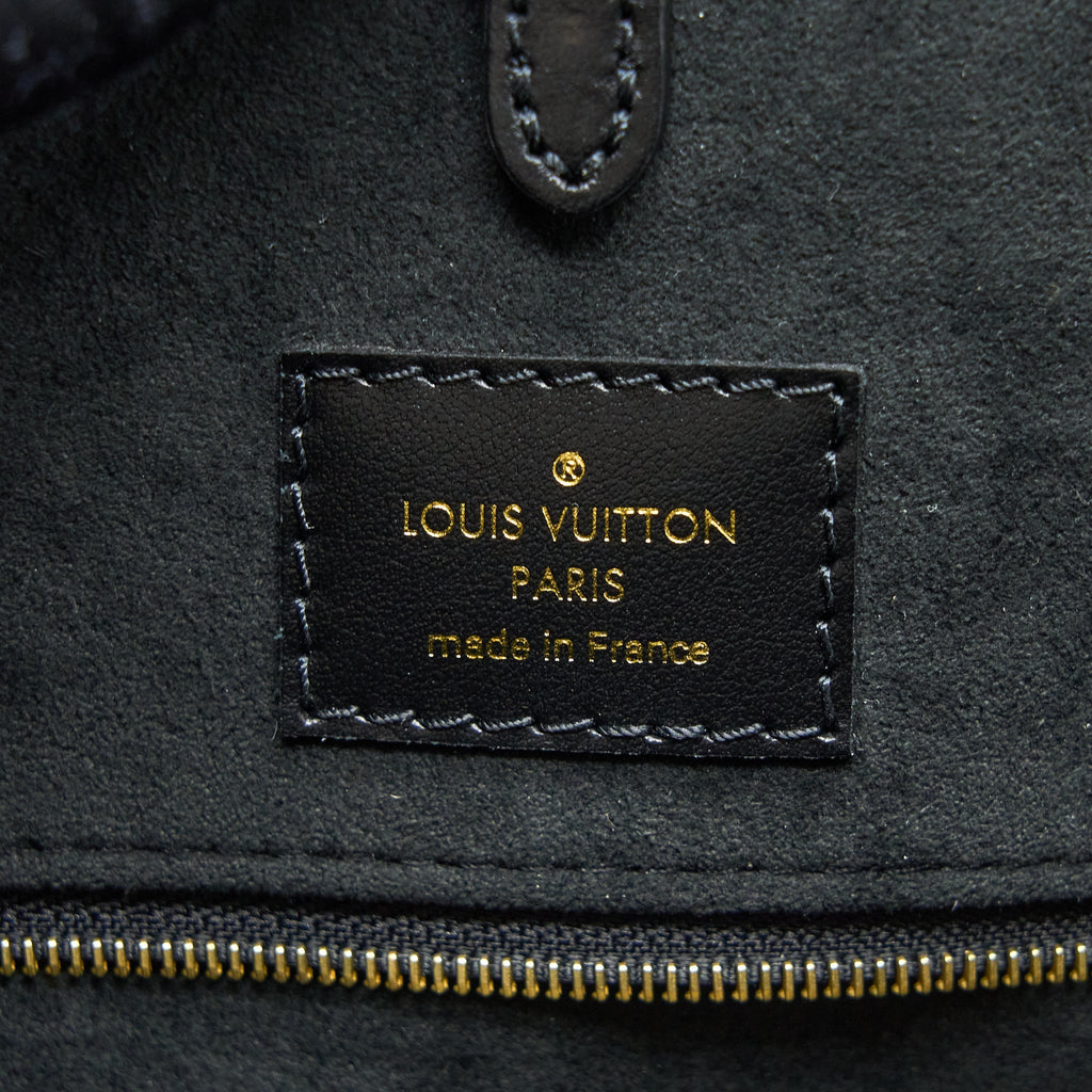 LOUIS VUITTON ONTHEGO MM EMPREINTE CREAM/ BLACK GHW (NEW VERSION)