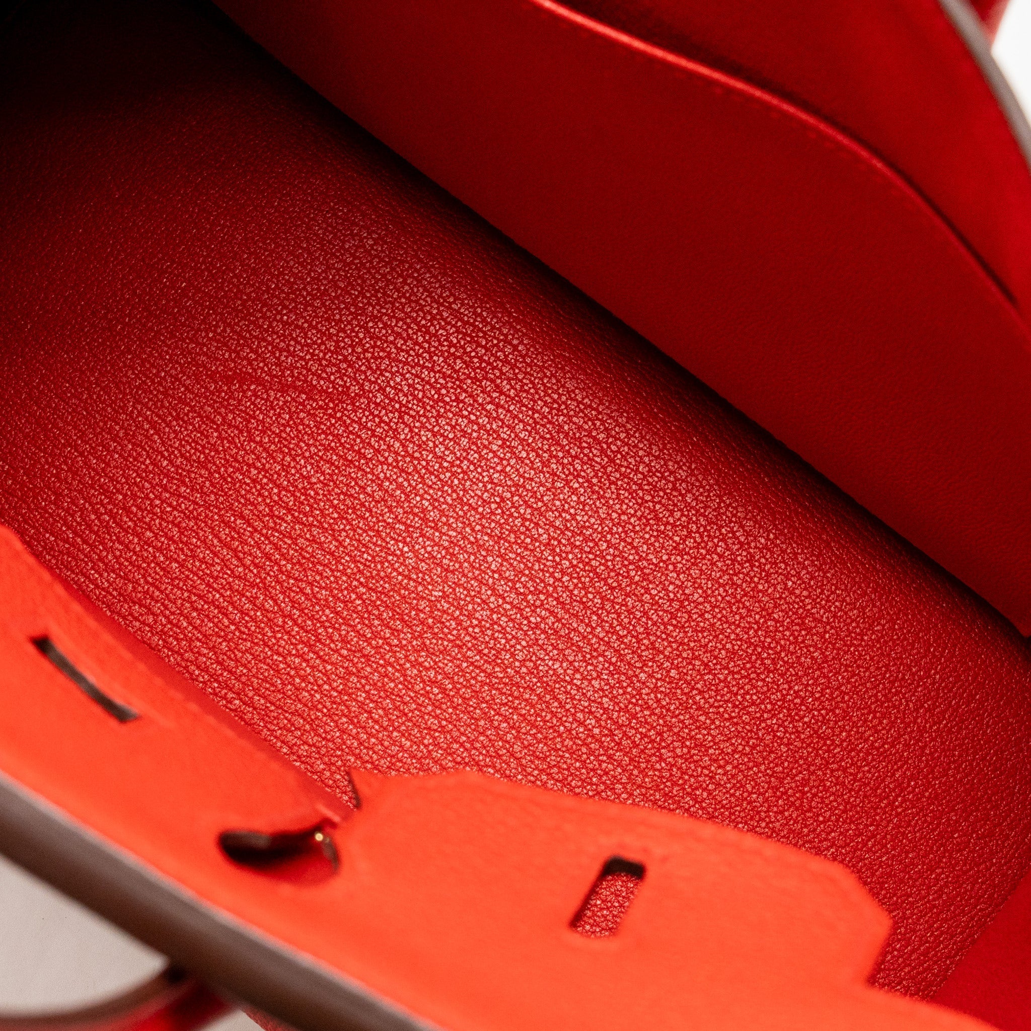 HERMES BIRKIN 25 TOGO ROUGE DE COEUR GHW