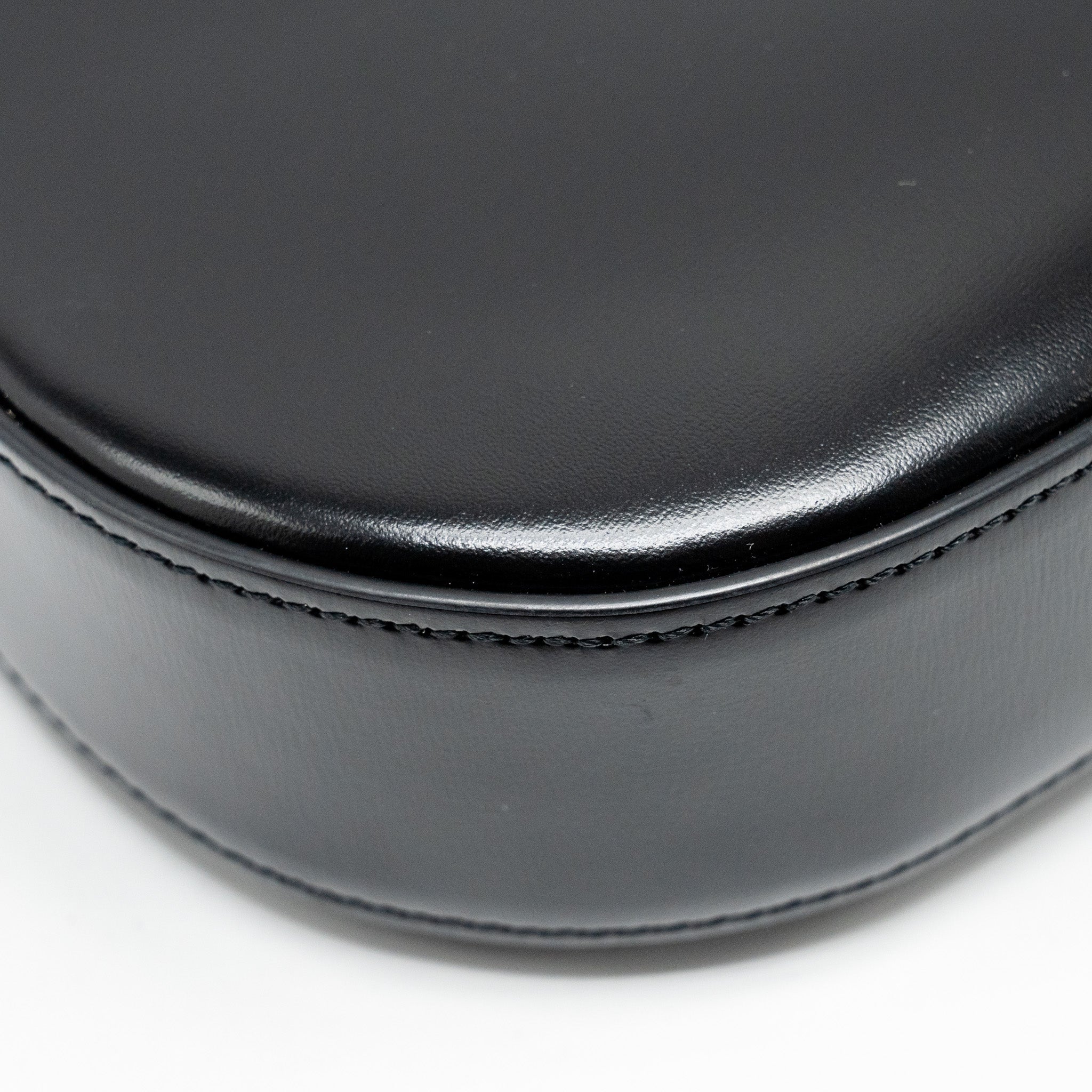 CELINE MEDIUM TILLY CHIC SHOULDER BAG SHINY CALFSKIN BLACK GHW