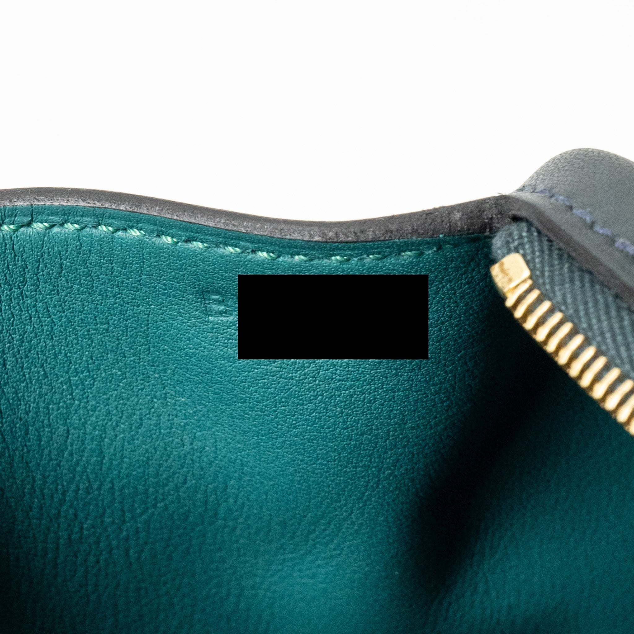 HERMES MINI LINDY VERSO BAG SWIFT VERT ROUSSEAU/MALACHITE GHW