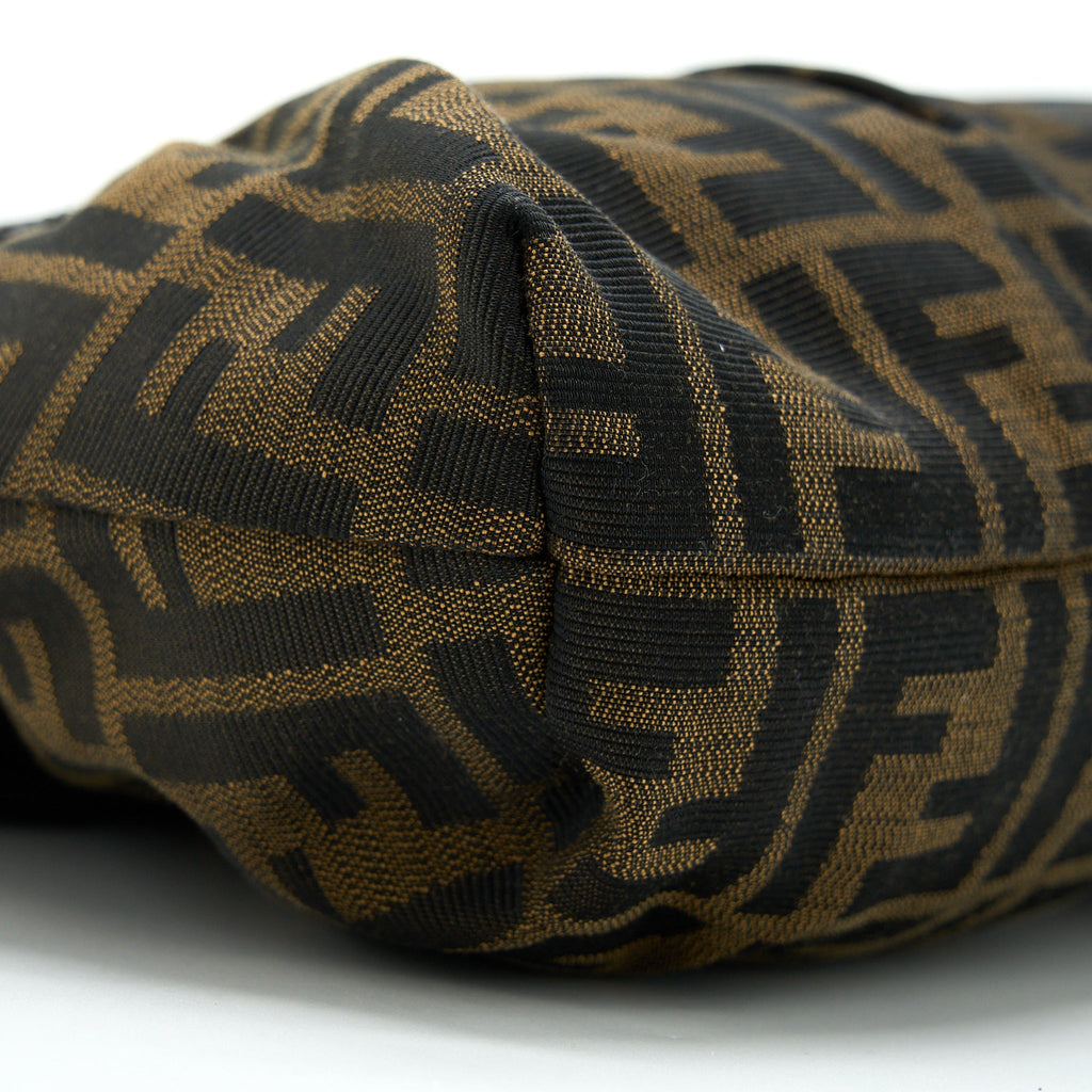 FENDI ZUUCA CHEF FLAP BAG CANVAS GHW