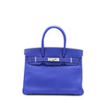 HERMES BIRKIN 30 EPSOM BLUE ELECTRIC / BLUE MYKONOS SHW