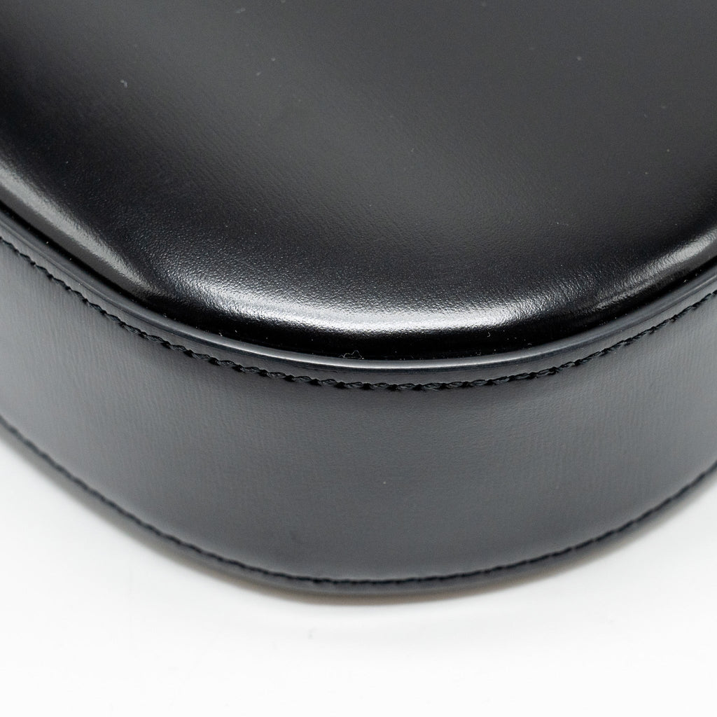 CELINE MEDIUM TILLY CHIC SHOULDER BAG SHINY CALFSKIN BLACK GHW