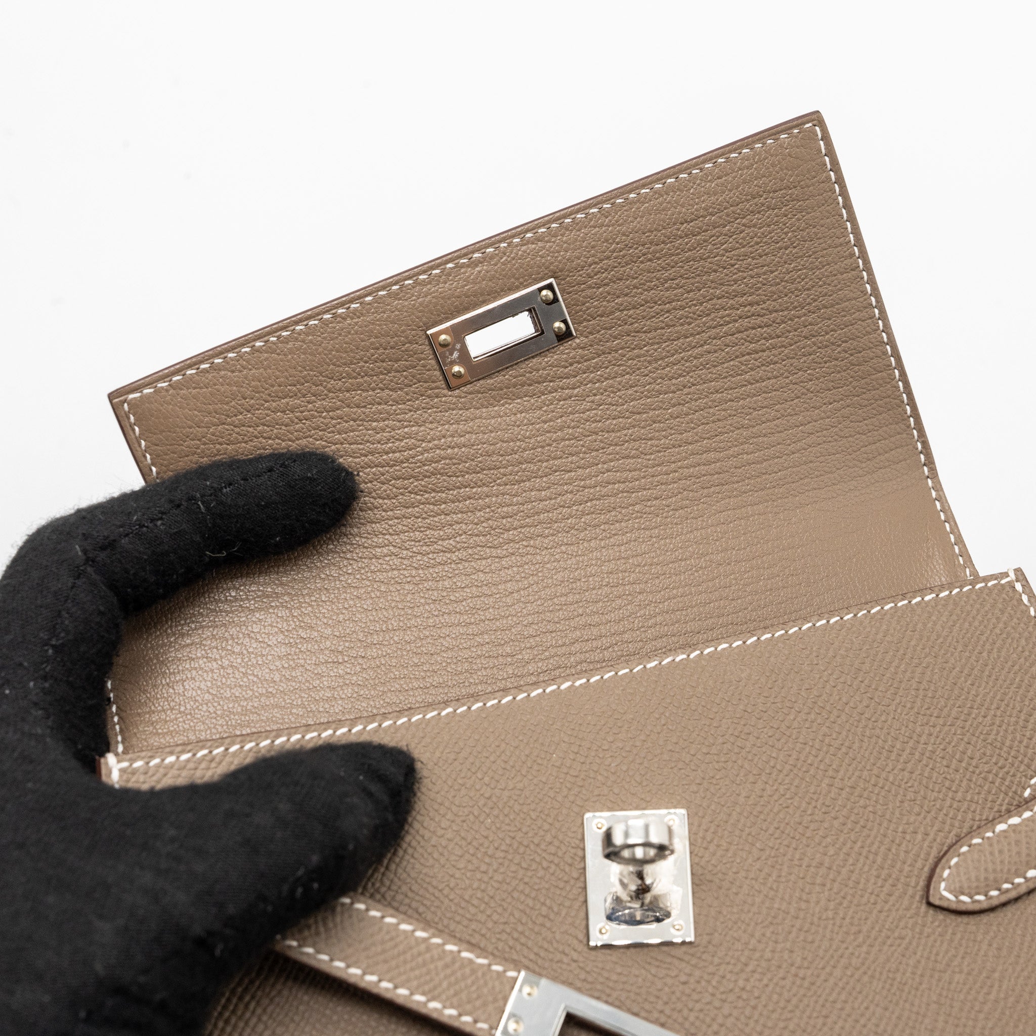 HERMES KELLY SELLIER EN DESORDRE 20 EPSOM ETOUPE SHW