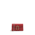 GUCCI DIONYSUS LEATHER SUPER MINI BAG IN RED