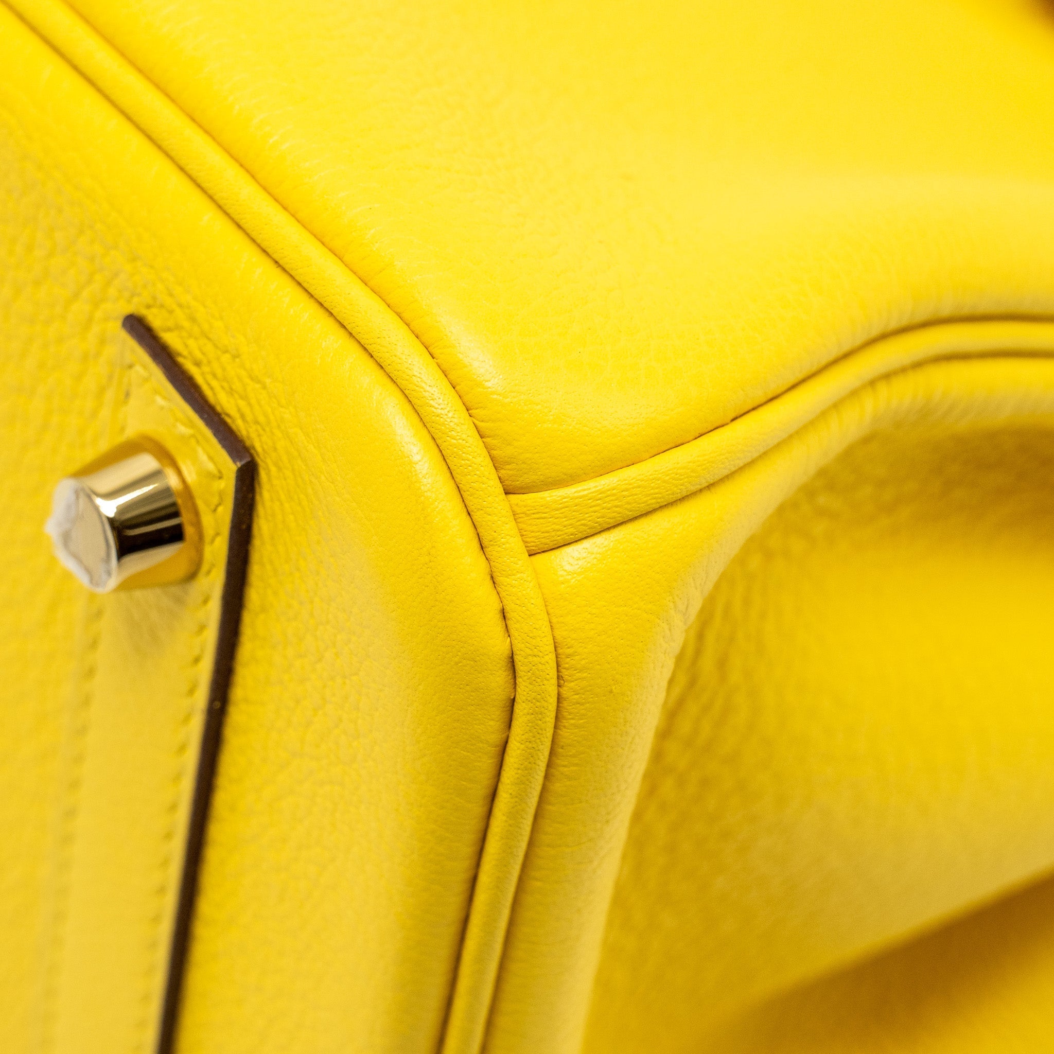 HERMES BIRKIN 30 TAURILLON NOVILLO LEATHER 9O JAUNE DE NAPLES GHW