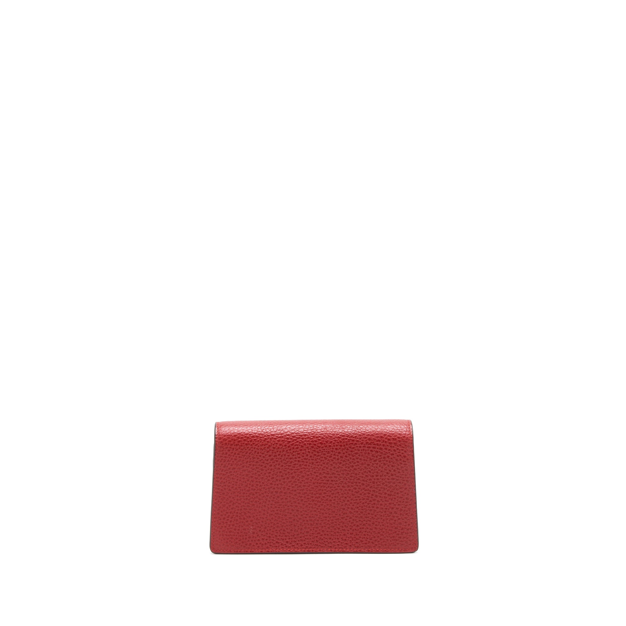 GUCCI DIONYSUS LEATHER SUPER MINI BAG IN RED