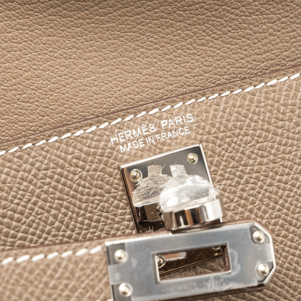HERMES KELLY SELLIER EN DESORDRE 20 EPSOM ETOUPE SHW