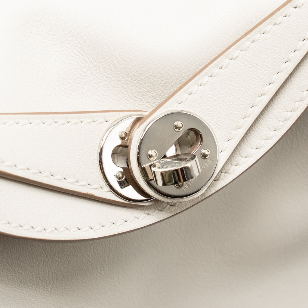 HERMES MINI LINDY SWIFT GRIS PALE/ GRIS MEYER SHW