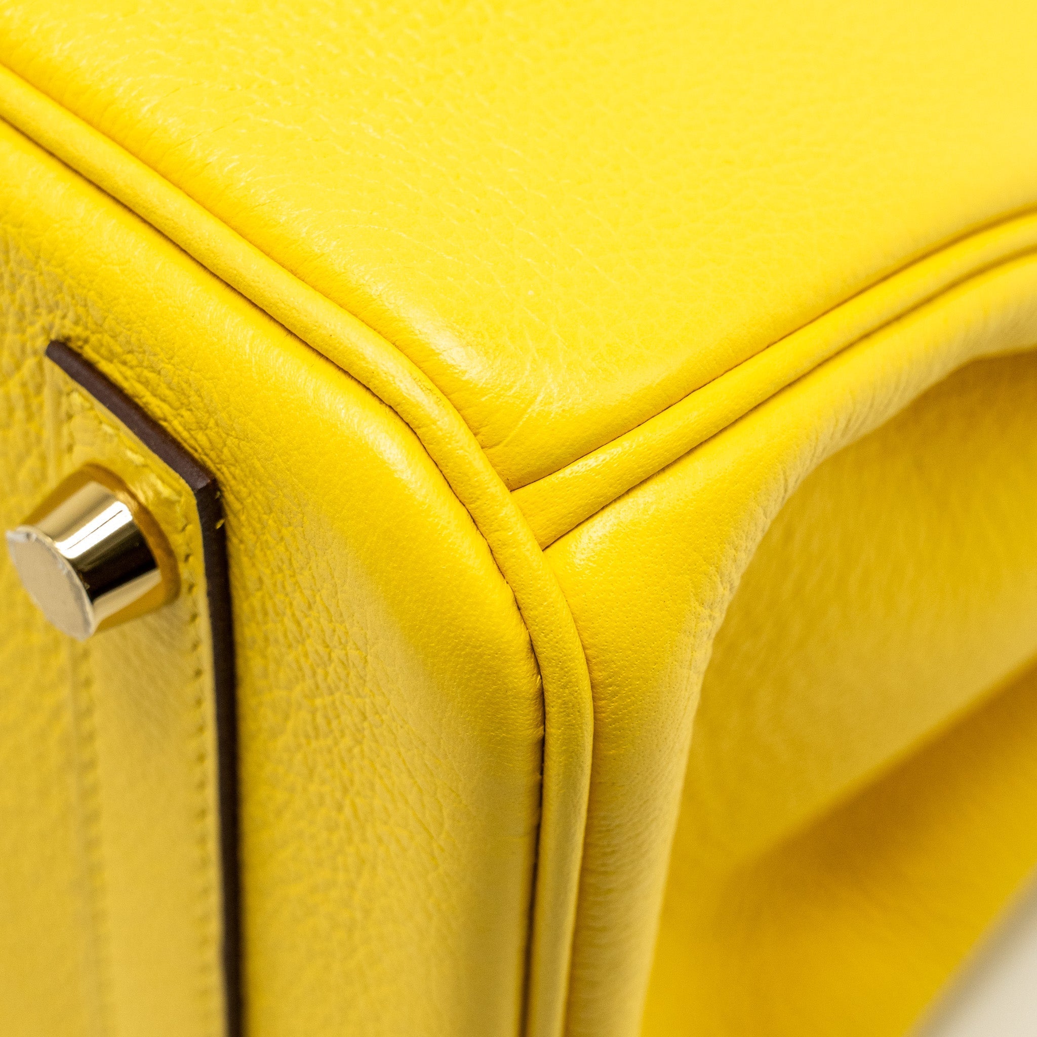 HERMES BIRKIN 30 TAURILLON NOVILLO LEATHER 9O JAUNE DE NAPLES GHW