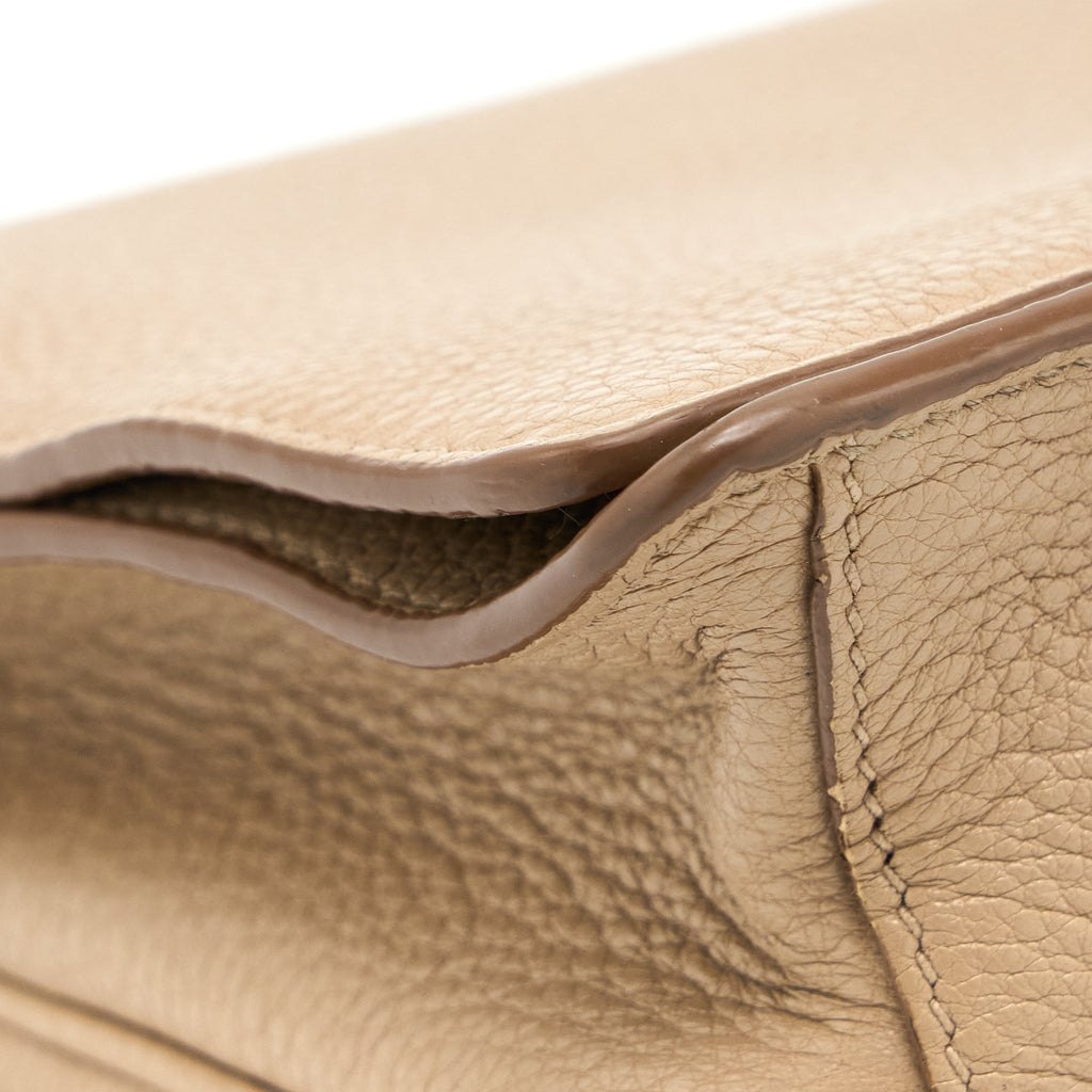 PRADA PATTINA BAG CALFSKIN CAMMEO GHW