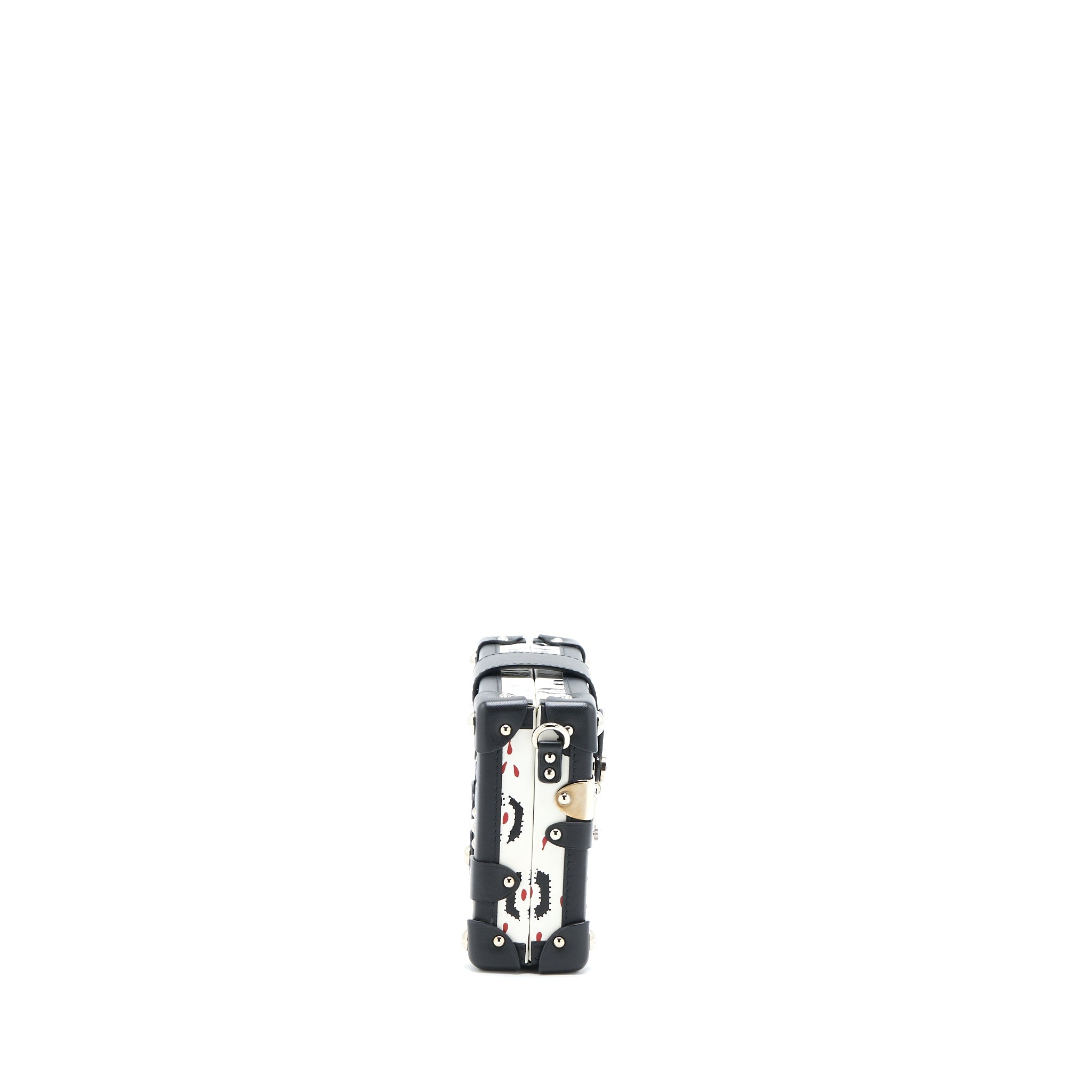LOUIS VUITTON PETIT MALLET LIMITED EDITION BLACK / WHITE SHW