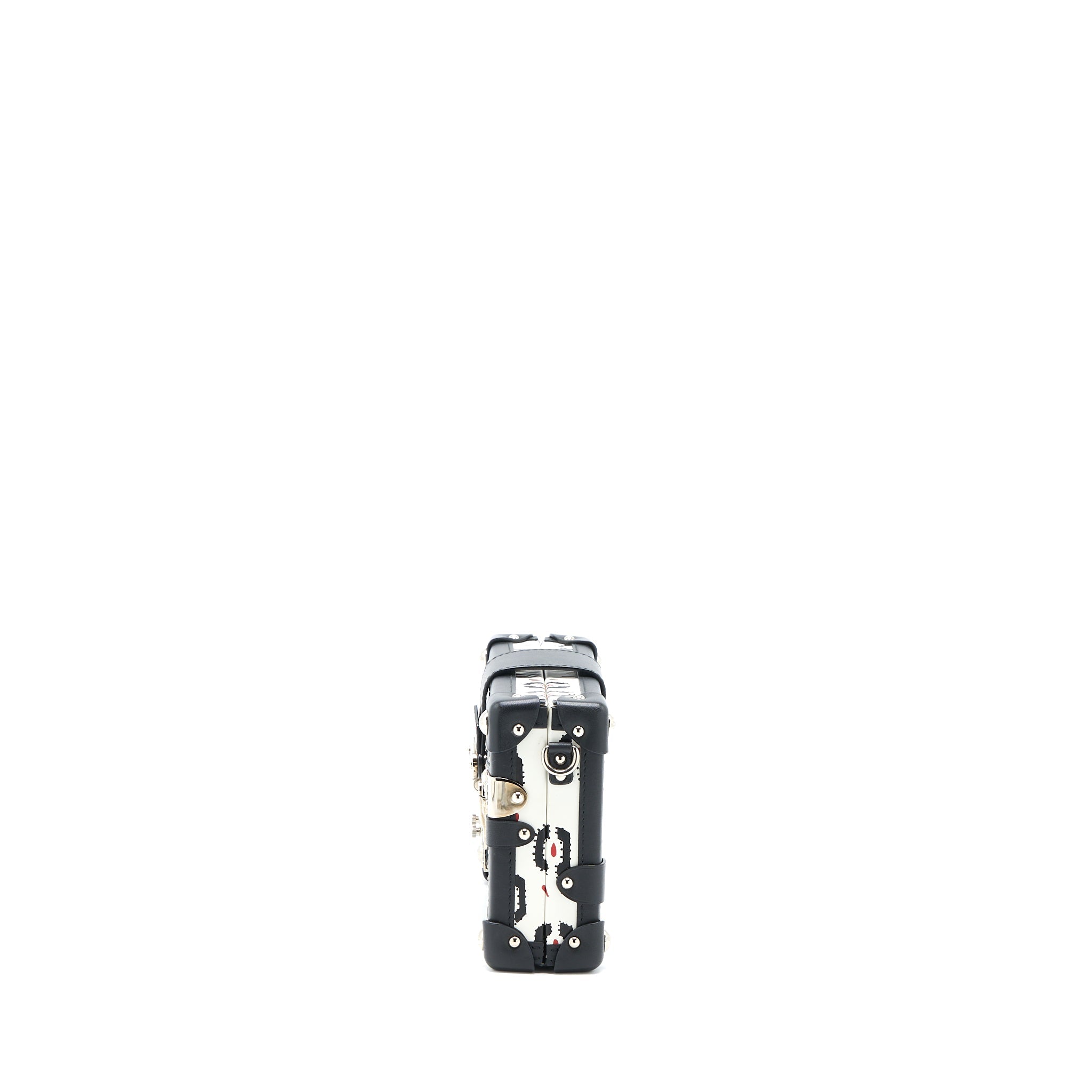 LOUIS VUITTON PETIT MALLET LIMITED EDITION BLACK / WHITE SHW