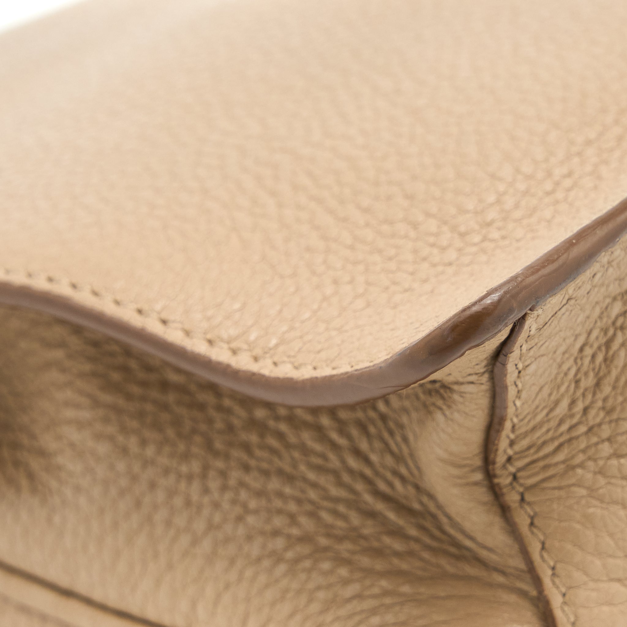 PRADA PATTINA BAG CALFSKIN CAMMEO GHW