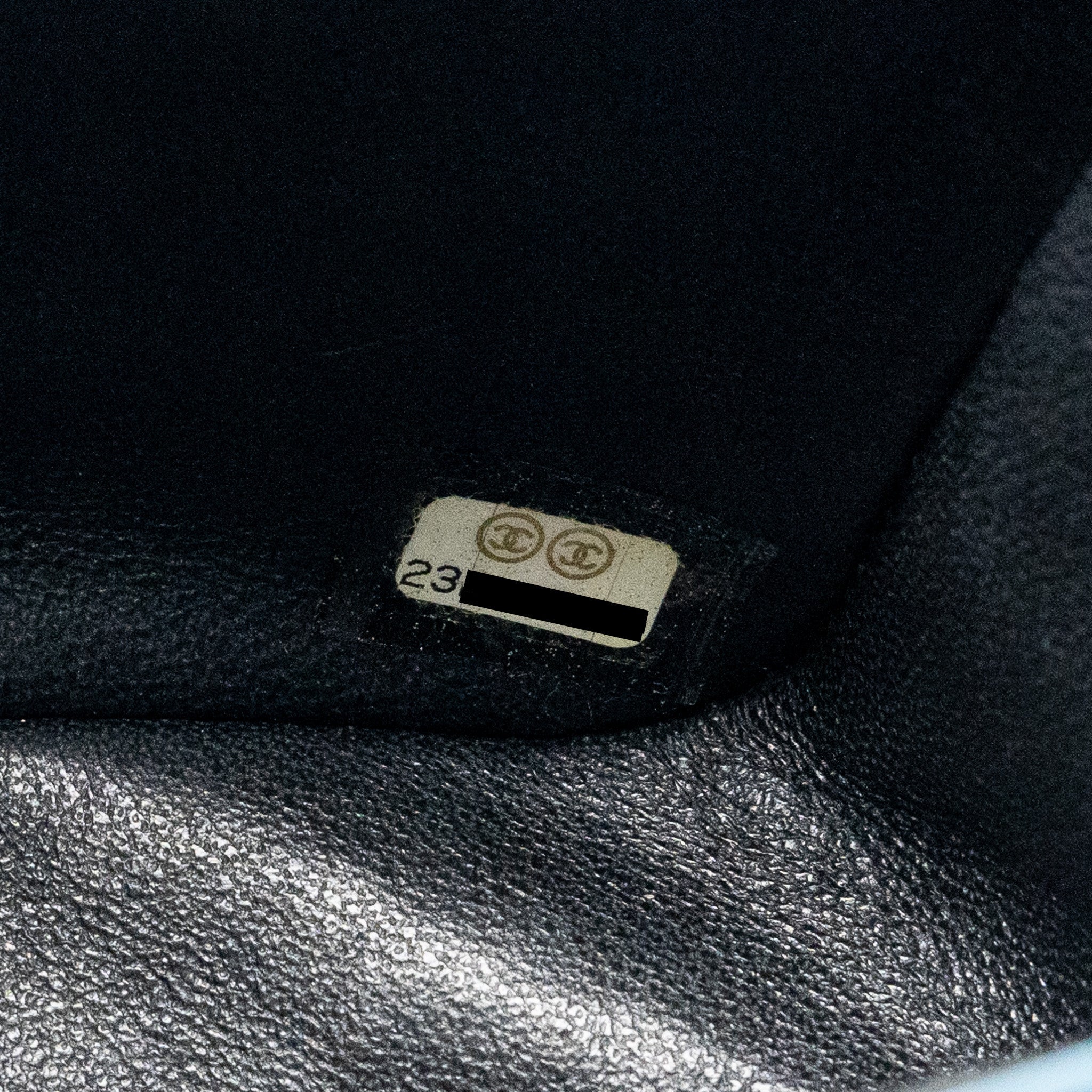 CHANEL MINI SQUARE FLAP BAG LAMBSKIN BLACK SHW
