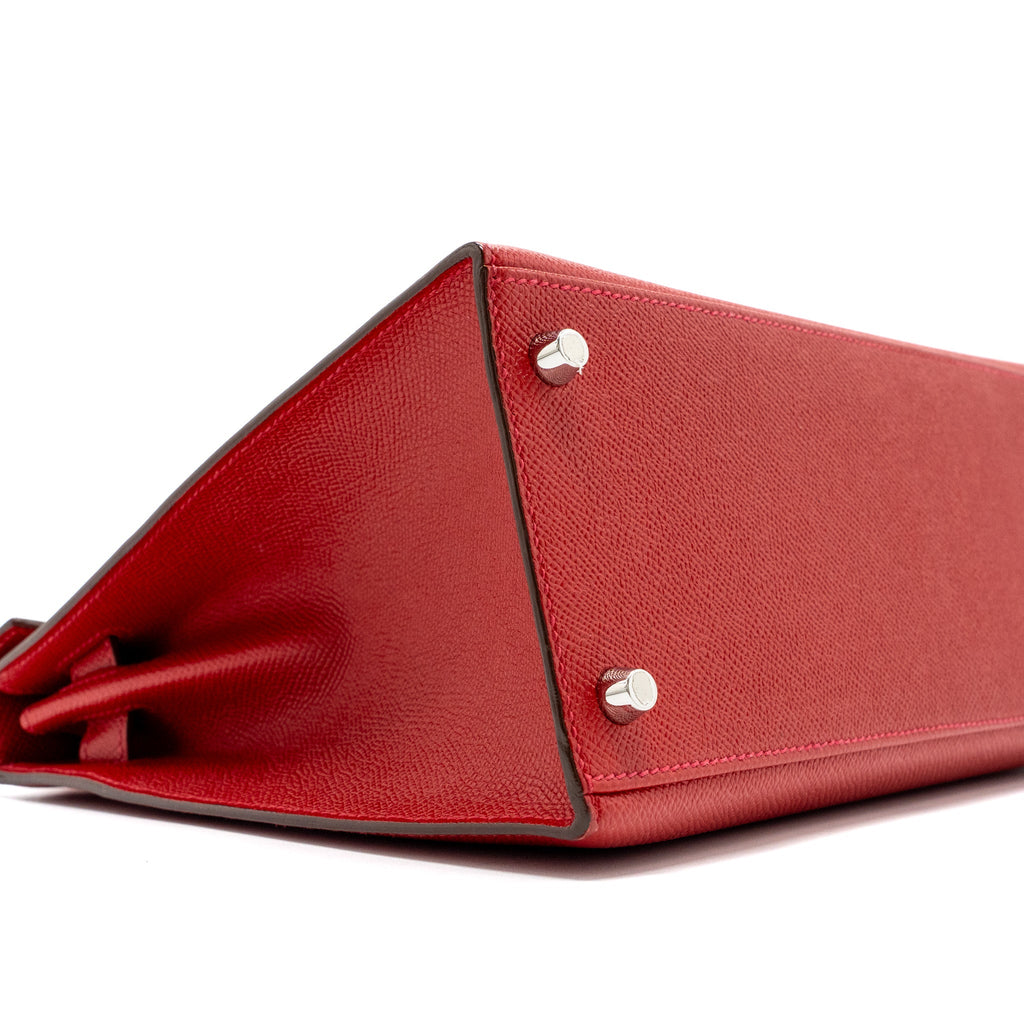 HERMES KELLY 28 EPSOM Q5 ROUGE CASAQUE SHW
