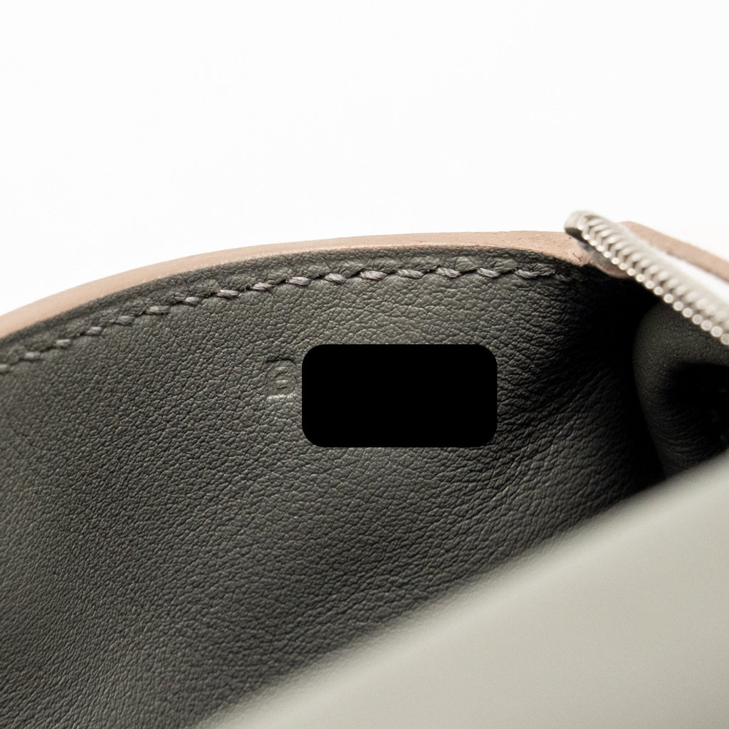 HERMES MINI LINDY SWIFT GRIS PALE/ GRIS MEYER SHW