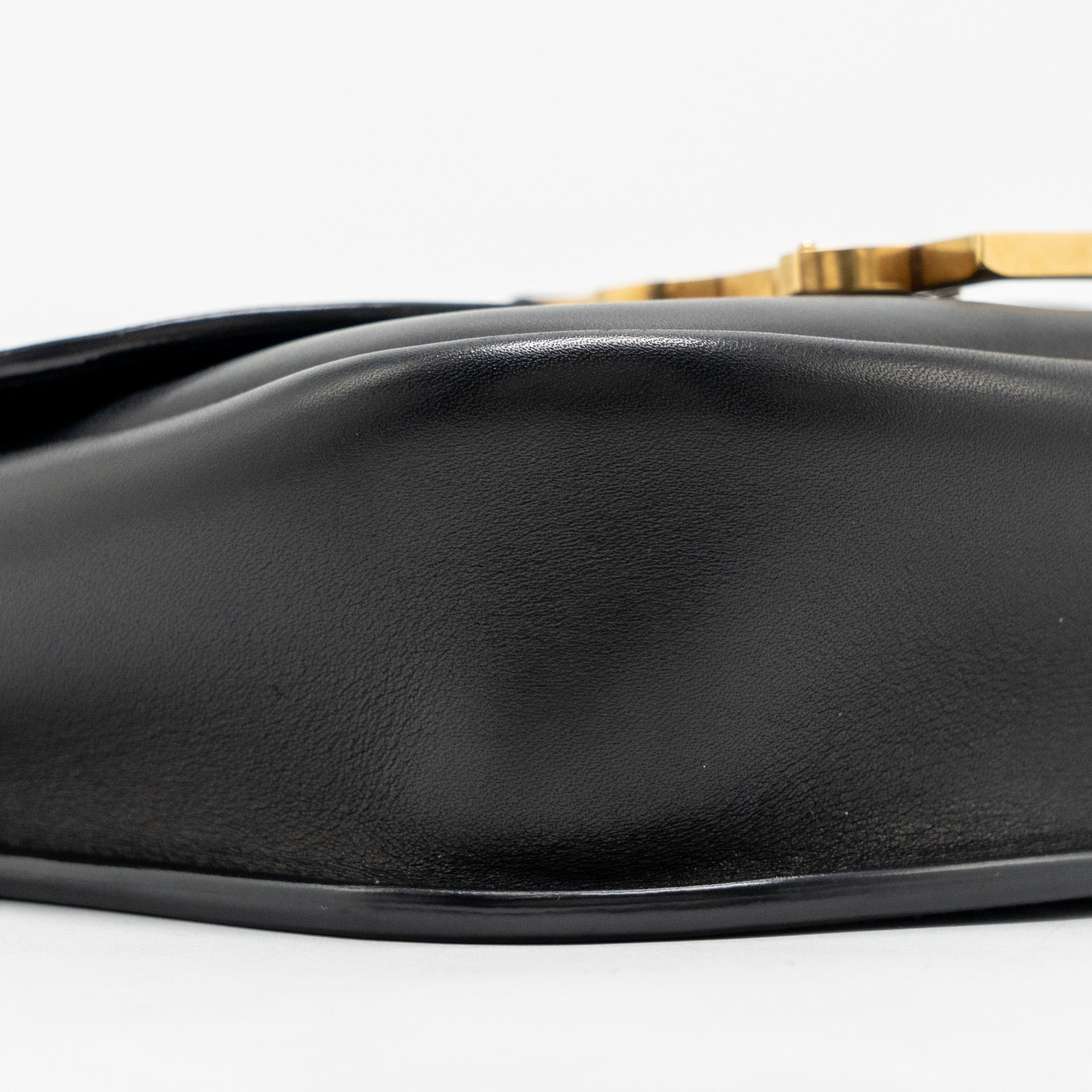 SAINT LAURENT/YSL KAIA BAG CALFSKIN BLACK GHW