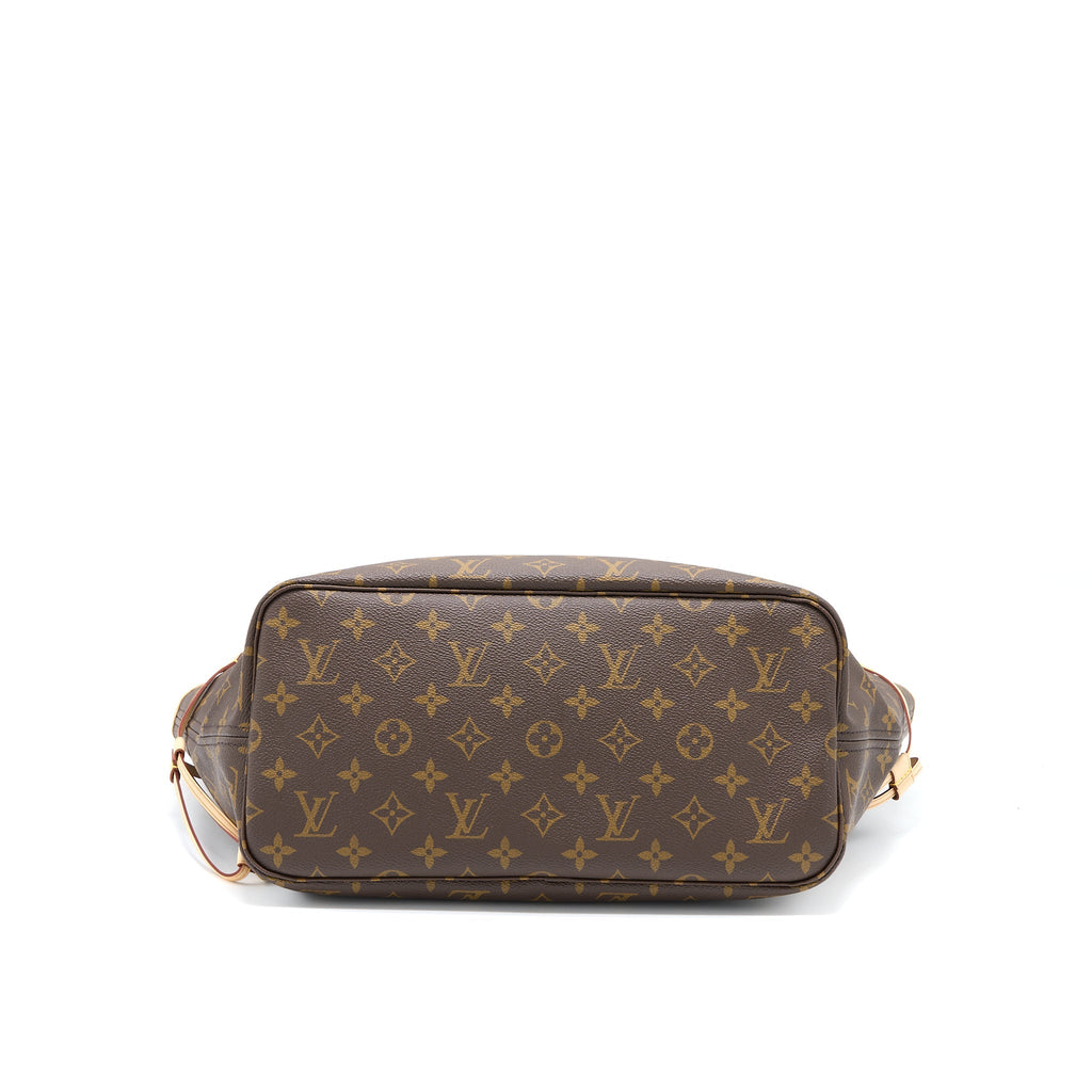 LOUIS VUITTON NEVERFULL MM MONOGRAM CANVAS GHW (NEW VERSION)