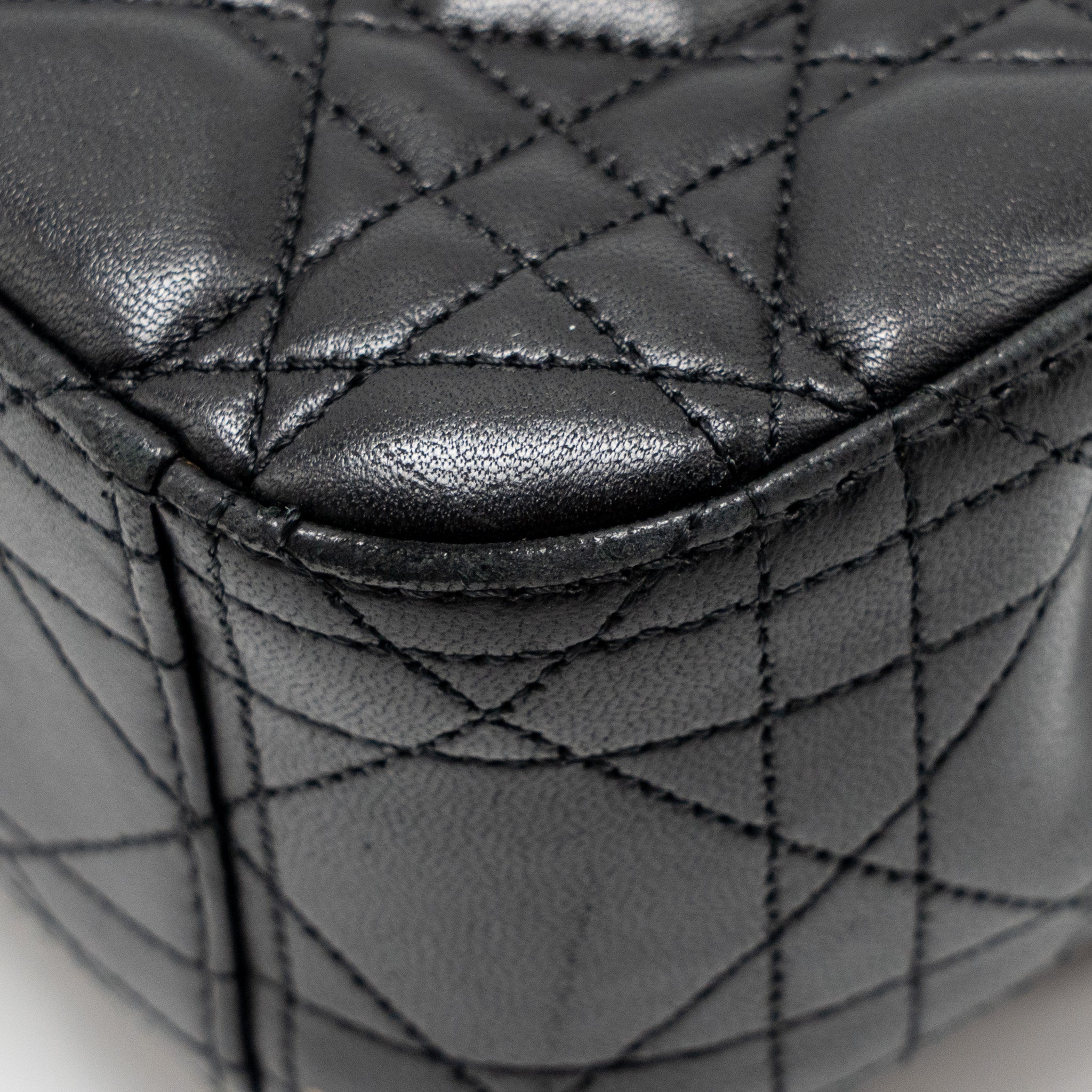 DIOR MISS DIOR FLAP BAG LAMBSKIN BLACK LGHW