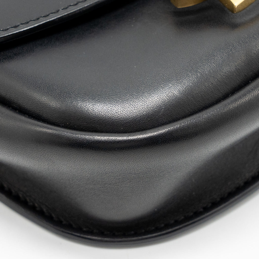 SAINT LAURENT/YSL KAIA BAG CALFSKIN BLACK GHW