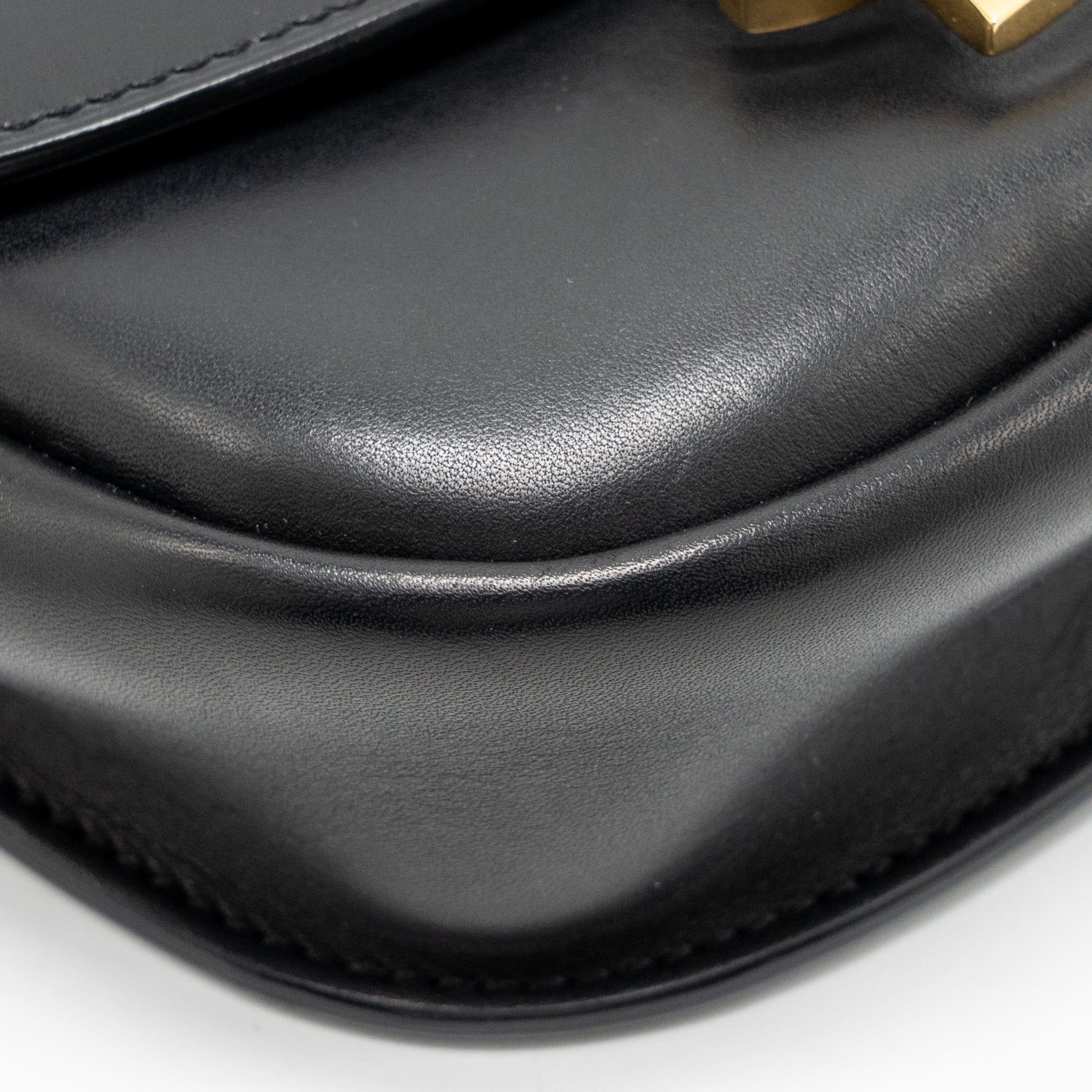 SAINT LAURENT/YSL KAIA BAG CALFSKIN BLACK GHW