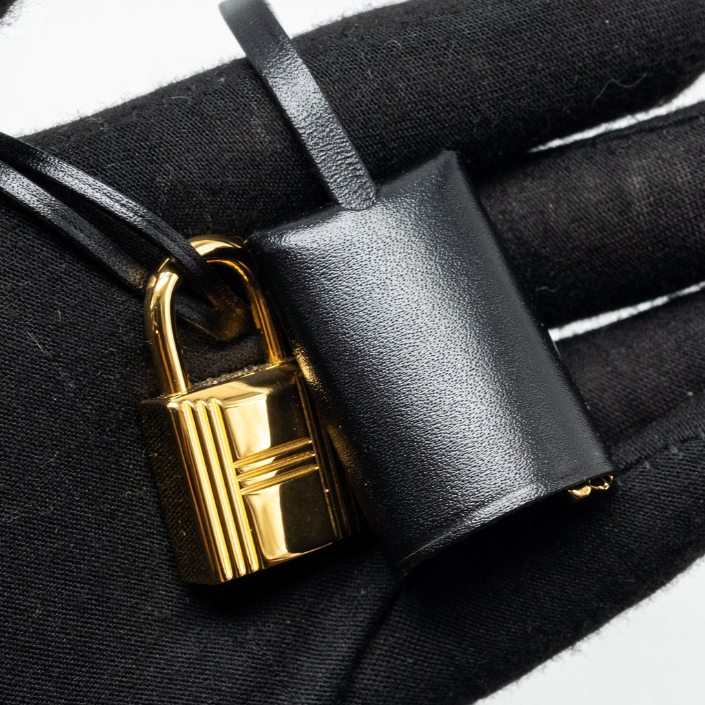 HERMES HERBAG 31 ZIP BAG BERLINE CANVAS / VACHE HUNTER BLACK / ECRU GHW