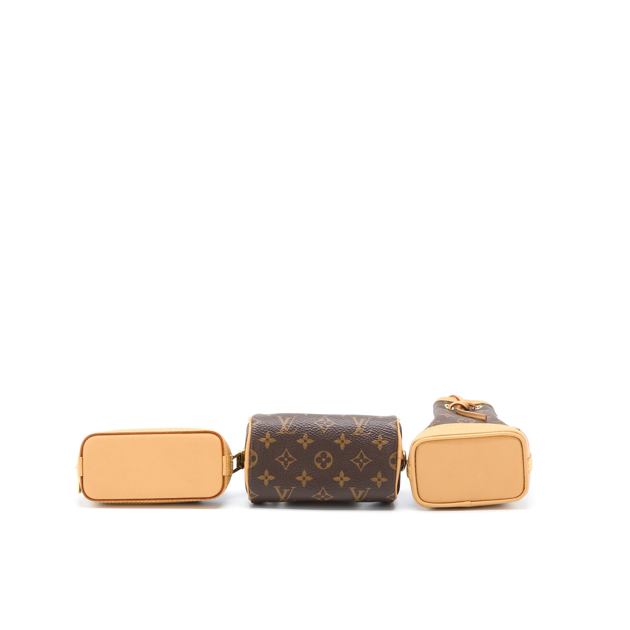 LOUIS VUITTON TRIO MINI ICONES MONOGRAM CANVAS GHW