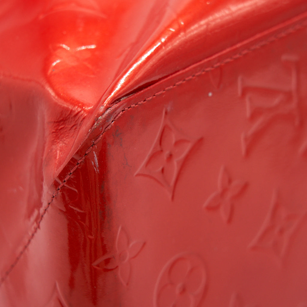 LOUIS VUITTON PATENT LEATHER SHOPPING TOTE BAG