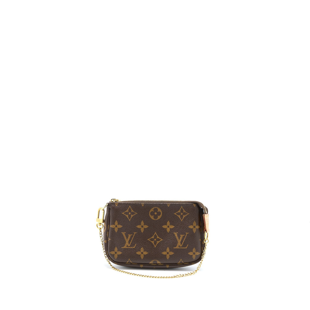 LOUIS VUITTON MINI POCHETTE ACCESSORIES MONOGRAM CANVAS GHW
