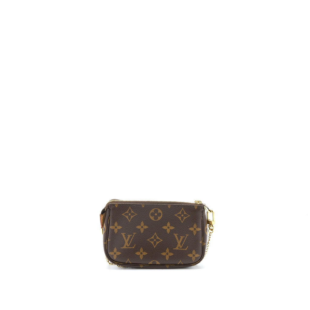 LOUIS VUITTON MINI POCHETTE ACCESSORIES MONOGRAM CANVAS GHW